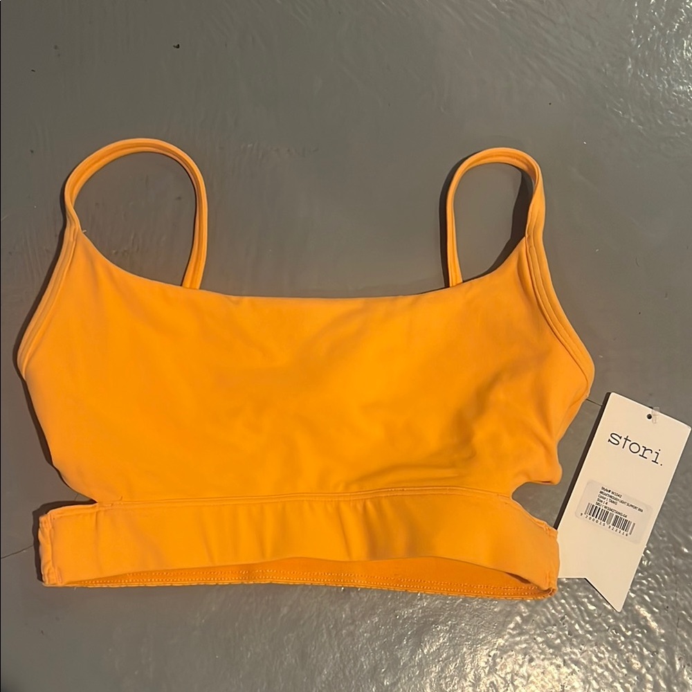 Stori Women's Orange Crop Top
